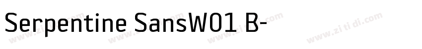Serpentine SansW01 B字体转换